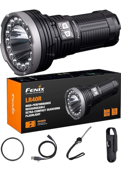 Fenix Lr 40 R Led Flash Light Çok Renkli