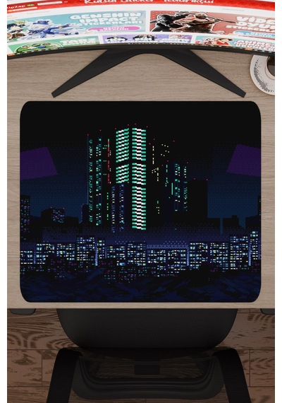 Va-11 Hall-a Kaymaz Dikişli Kauçuk Oyuncu Mousepad V5 - 48x40 Xl Gaming Mouse Pad Fare Altlığı
