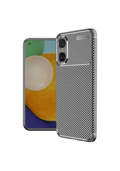 Mey İthalat A60 Kılıf Auto Focus Karbon Kapak - Gri