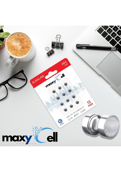 Lexroo 12 Adet Ag4 Lr626 Alkalin Düğme Pil 1,5v Saatler, Oyuncaklar, Araç Kumandaları