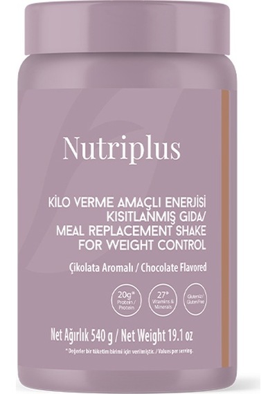 farmasi  NUTRIPLUS SHAKE ÇİKOLATA AROMALI 540 G