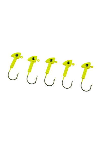 Jighead - Zoka - Kurşunlu Olta İğnesi - Xh-a 06 - Açık Yeşil - 8 Gr - 5 Adet