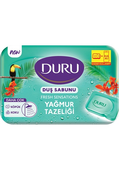 4 Adet Duru Duş Sabunu Fresh Yağmur Ormanı 150 G Diğer