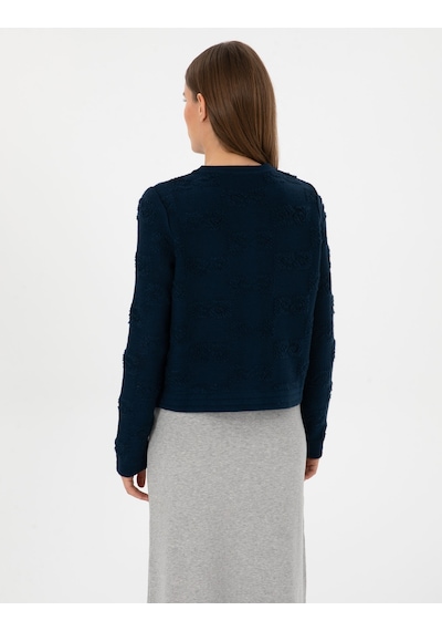 Pierre Cardin Kadın Hırka Triko 50310960-vr033 Lacivert