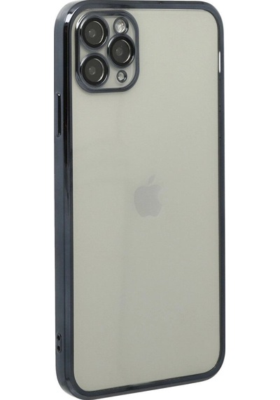 Apple, Uyumlu iPhone 11 Pro Kılıf Razer Lensli Silikon - Siyah