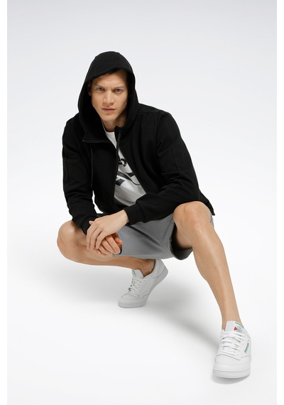 Reebok Actıv Coll Dreamblend Fz Siyah Erkek Eşofman Üstü Siyah