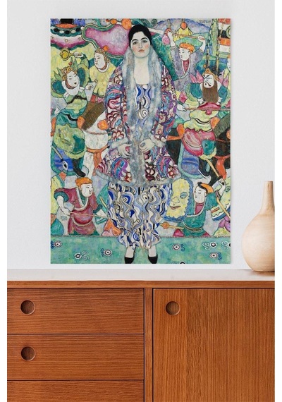 Friederike Maria Beer Portresi - Klimt Sanatsal Poster