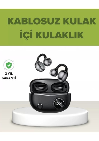 Home Açık Kulak Tasarımlı Bluetooth 5.4 Kablosuz Kulaklık Uzun Pil Ömrü Diğer