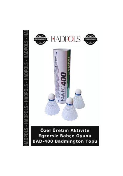Özel Üretim Aktivite Egzersiz Bahçe Oyunu Bad-400 Badmington Topu