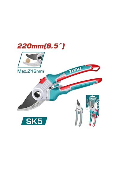 Budama Makası, 220mm 8.5 , Max Ø16mm, Turquoise