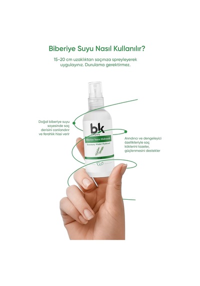 Tr Biberiye Suyu Dökülme Karşıtı Güçlendirici Ve Hızlı Saç Uzatma Etkili Saf Saç Toniği 50 Ml