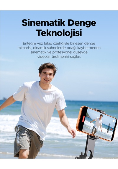 Ugreen Bluetooth Selfie Çubuğu, 4 Ayaklı Tripod Standlı Selfie Stick, 45301
