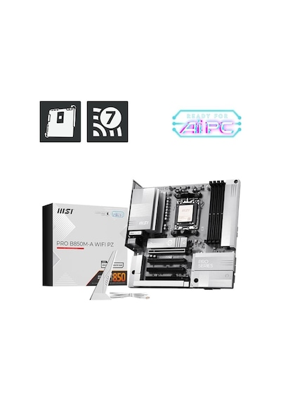 Msı Pro B850m-a Wıfı Pz Ddr5 Amd B850 Am5 Soket Ddr5 Aaaa11msı0042