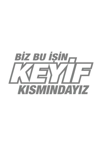 Biz Bu İşin Keyif Kısmındayız 17x17 Cm Gri