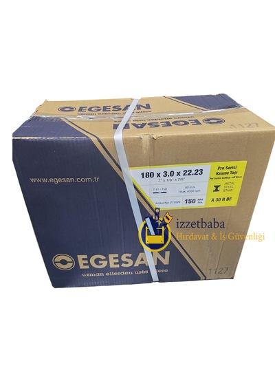 Egesan 180 X 3,0 X 22,23 Pro Serisi Metal Kesme Diski 150 Adet