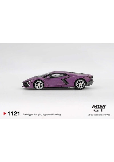 Mını Gt 1:64 Lamborghini Revuelto Viola 30th Matte Diecast Model Araba Mgt01121 Beyaz