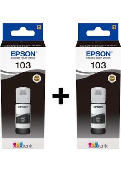 Epson 103 Siyah Mürekkep Kartuş İkili Paket Kutulu Ürün L3160