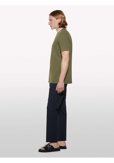 Sisley %100 Pamuk Bisiklet Yaka Regular Fit T-shirt Erkek Yeşil T-shirt - 325p3089s104j