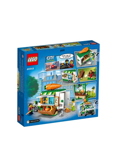 LEGO® City 60345 Çiftçi Pazarı Minibüsü 310 Parça