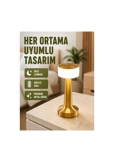 Dekoratif Masa Lambası Çok Rnekli
