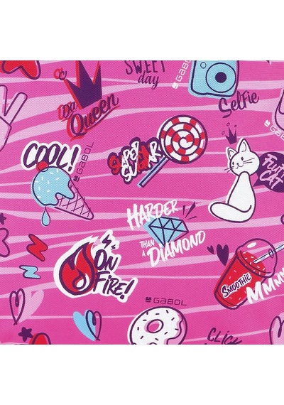 Gabol Okul Sırt Çantası Sticker Pembe 21l Gb.234140 Pembe
