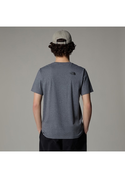The North Face M Ss Simple Dome Tee Erkek T-shirt-29938 Açik Gri