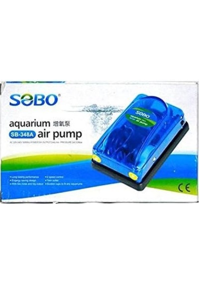 Çift Çıkışlı Hava Motoru Sb-348a 3w 2x4lt/dak
