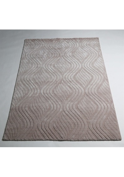 Çam Halı Emboss Jr10 Krem Modern Desen Yeni Zellanda Yünü Ve Visk 130X190 Krem