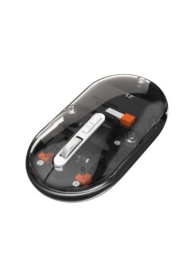 Everest Sm-bt29 Glassy Usb Siyah Transparan 2in1 Bluetooth Ve 2.4ghz Kablosuz Mouse Sm-bt29