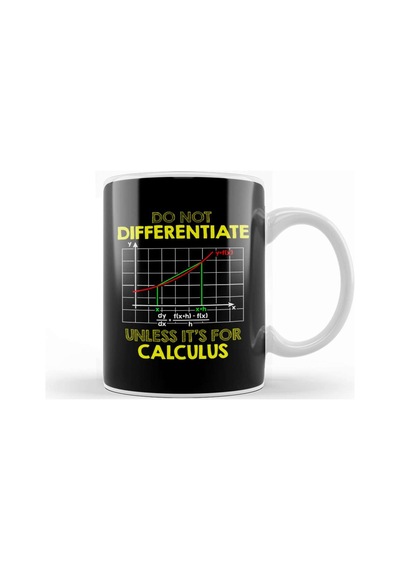 Do Not Differentiate Unless It's For Calculus Math Kupa Bardak Porselen Karışık