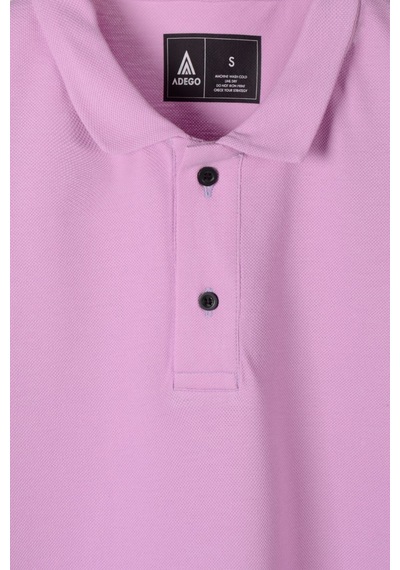 Erkek Lila Slim Fit Polo Yaka T-shirt Lila