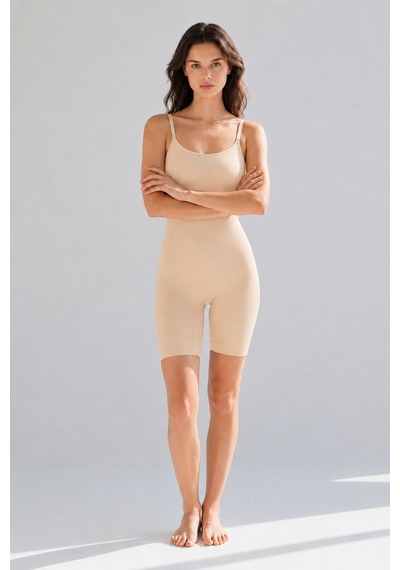 Fit Women Kadın Bel Bacak Ten Rengi Full Body