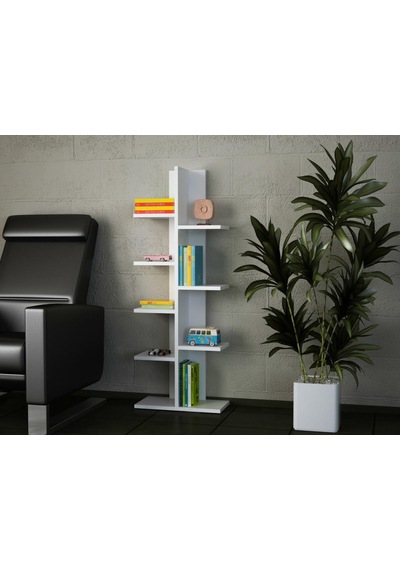 Dekorister Tree Kitaplık Beyaz