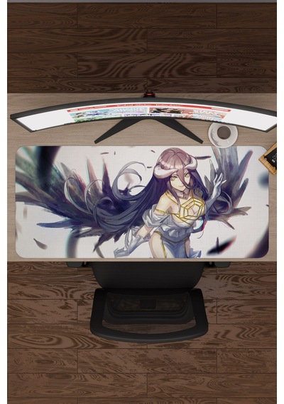 Overlord Kaymaz Dikişli Kauçuk Oyuncu Mousepad V4 - 90x40 Xxl Gaming Mouse Pad Fare Altlığı