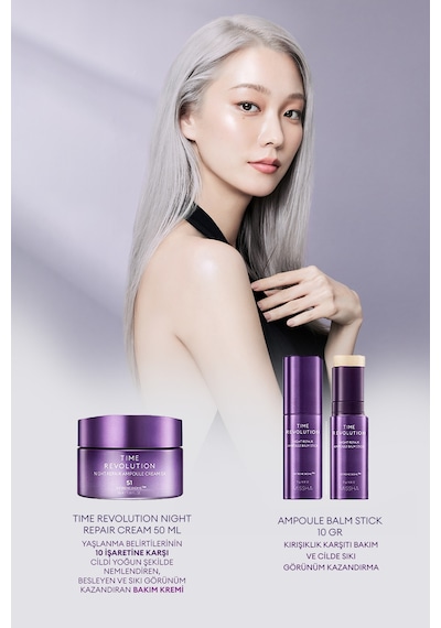 Missha Total Bakım Kremi & Balm Stick Time Revolution Night Repair Cream & Balm Duo Set