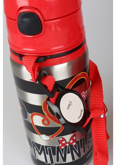 X Dekomus Lisanslı Minnie Mouse 500 Ml Çelik Matara Ve Beslenme Kabı Seti Altın
