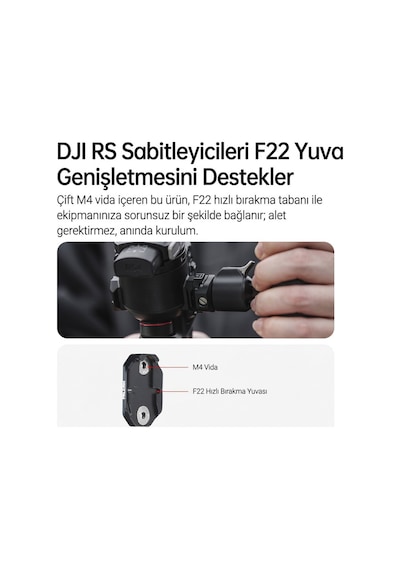 Falcam F22 Quick Release Ronin Stabilizer Side Panel Yan Bağlantı Plakası - 2569b