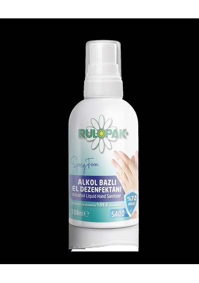 Rulopak Alkol Bazlı El Dezenfektanı Sprey - 100 Ml - S400