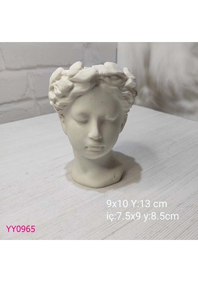 Yy0965 Helen Büst Saksı Silikon Kalıp