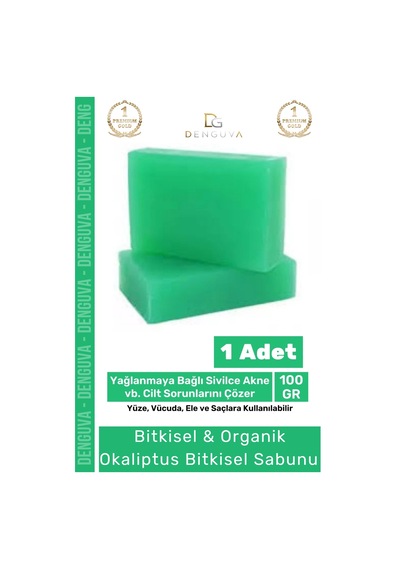 100% Doğal Güzel Kokulu El Yüz Saç Vücut Cilt Onaran Kolajen Etkili Okaliptus Bitkisel Sabun 1 Adet Karışık