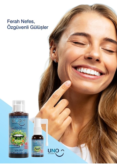 Uno Oral Tonik Ferahlatıcı Ağız Bakım Suyu, Zindeliklı Diş Ve Diş Etleri İçin, 200ml