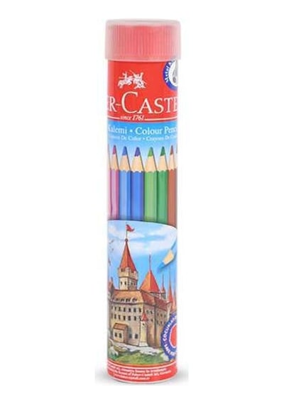 F.castel 5173116512 Kuru Boya 12 Li Tüp Çok Renkli
