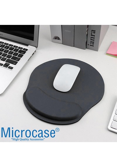 Microcase AL3832 Kaydırmaz Taban Mat Bilek Destekli Mouse Pad 23 x 25 CM Bej