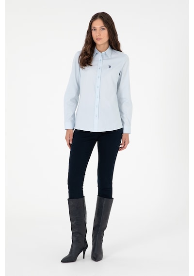 U.s. Polo Assn. Kadın Açık Mavi Gömlek Basic 50295639-vr003 Açık Mavi