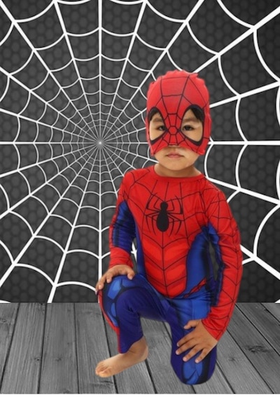 Bebeminyon Örümcek Adam / Spiderman Çocuk Kostümü