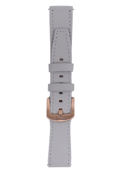 Fro Lw38-43 20 Mm Hakiki Deri Düz Krem Kordon Gold Toka