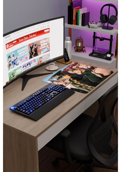 Jojo No Kimyou Na Bouken V1 - 48x40 Xl Gaming Kauçuk Kaymaz Taban Mouse Pad Fare Altlığı