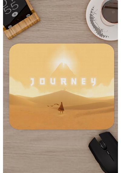 Journey Kaymaz Dikişli Kauçuk Oyuncu Mousepad V2 - 22x18 Gaming Mouse Pad Fare Altlığı