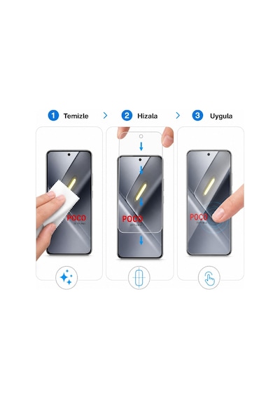 Poco X8 Pro Max Ekran Koruyucu 9h Sertlik Nano Parlak