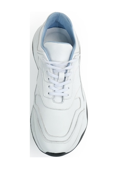Max Up Whıte Beyaz Sneaker Erkek Deri Ayakkabı 001